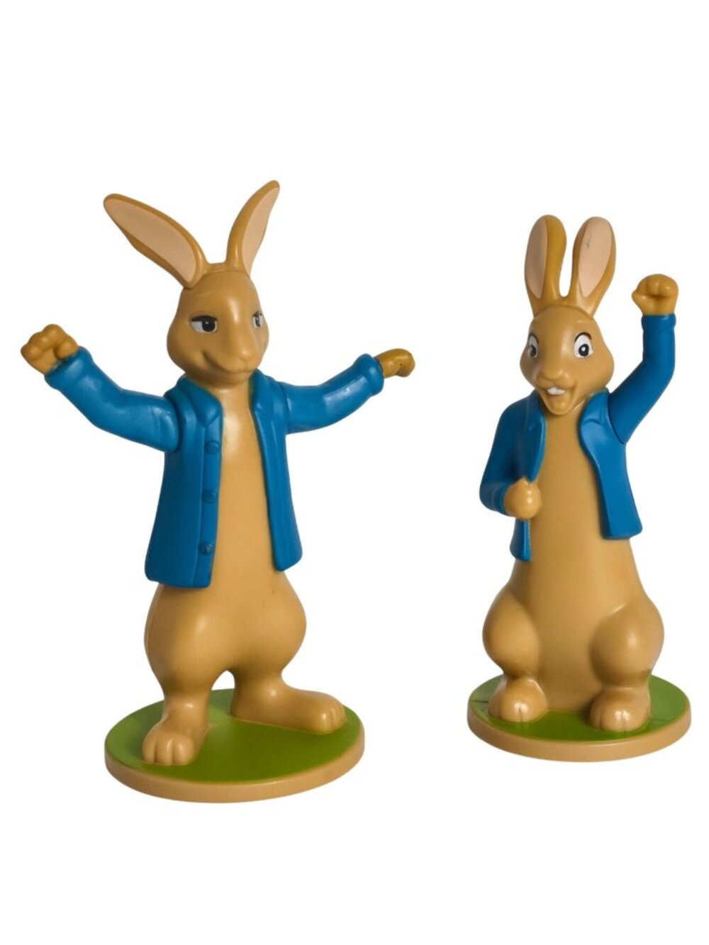 Peter Rabbit Figures 4" Collectible Pair 2017 McDonalds Toys Posable